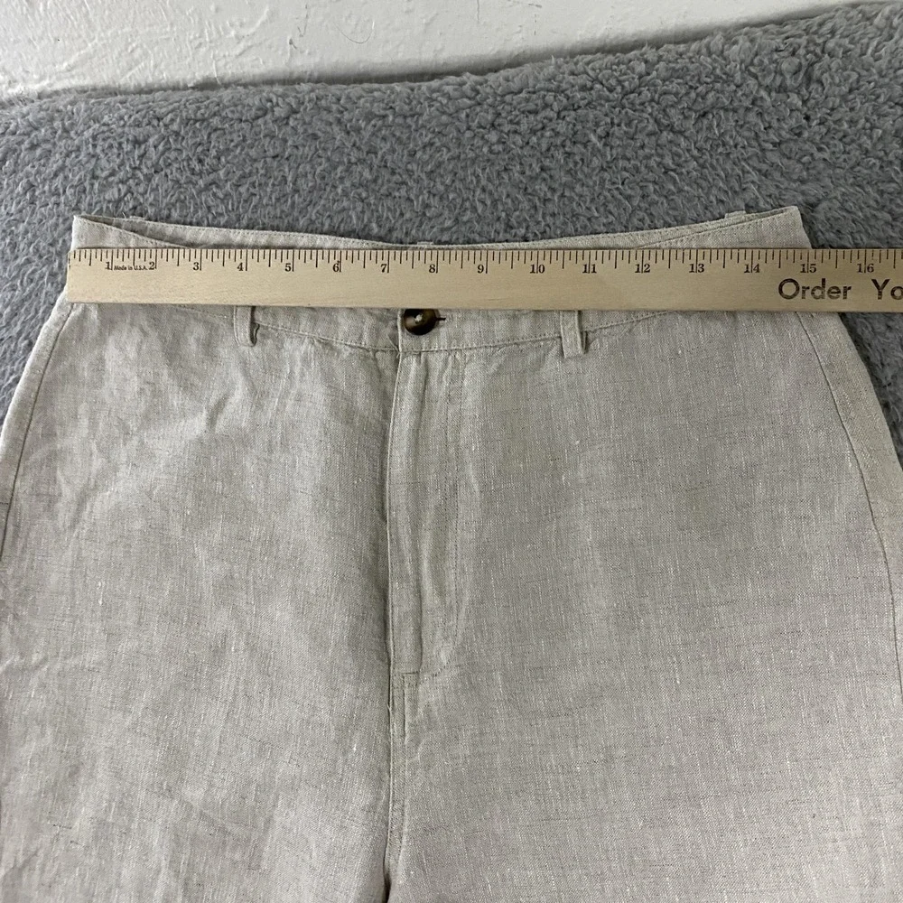 Reformation Pants Womens 8 100% Linen Straight Leg‎ Lightweight Summer Resort